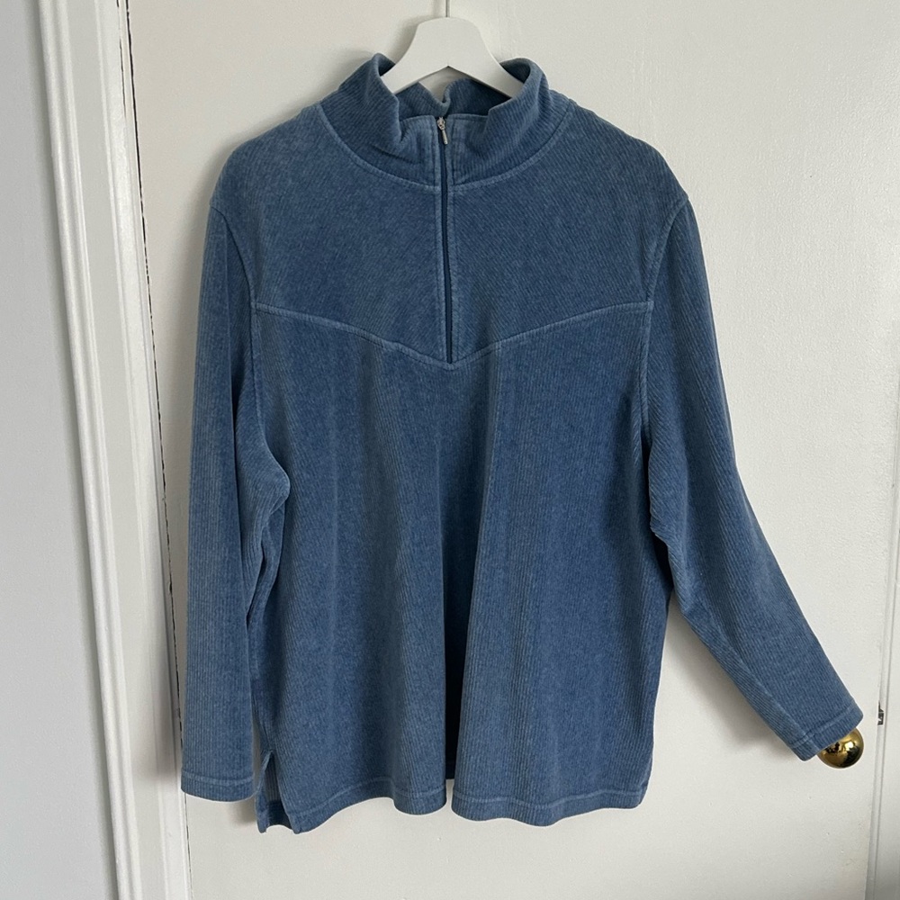 Tradition‎ Velvet Blue Sweater XXL